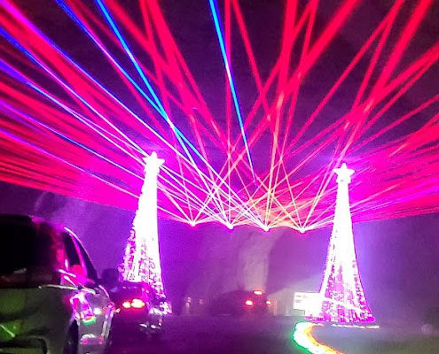 lasers at lights under louisville in the mega cavern